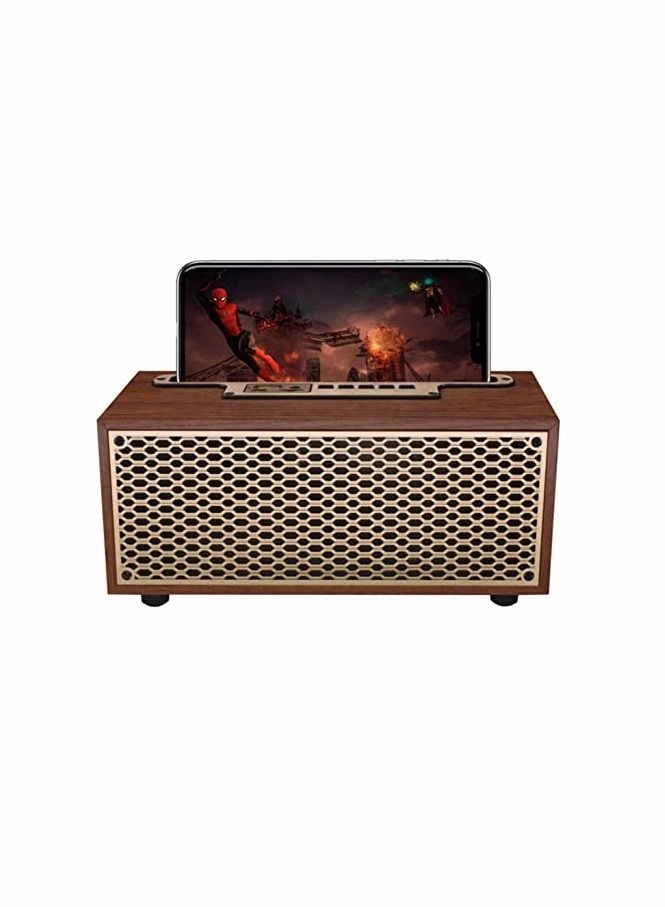 MIXDE Wood Grain Bluetooth Speaker