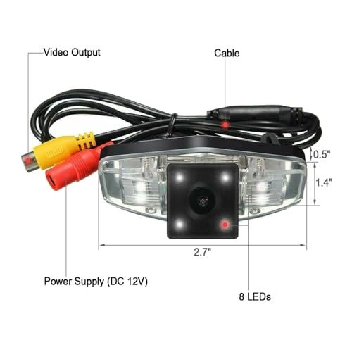 Reverse Camera - Night vision 720x540