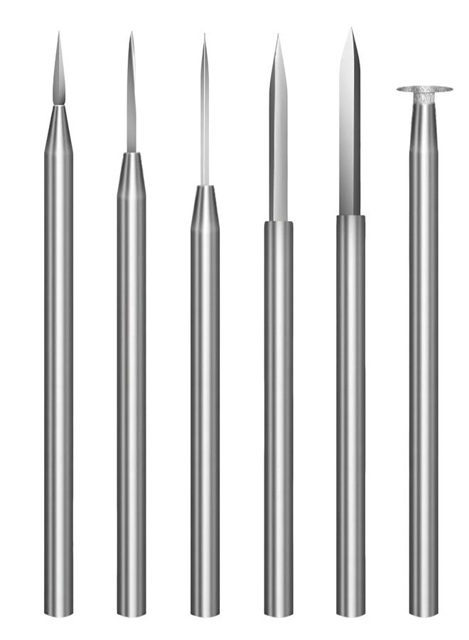 Wood Bits Detail Carving Tools Set - 6Pcs