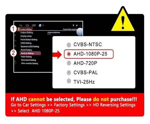 HD Car Rear View Camera - Wire AHD1080P