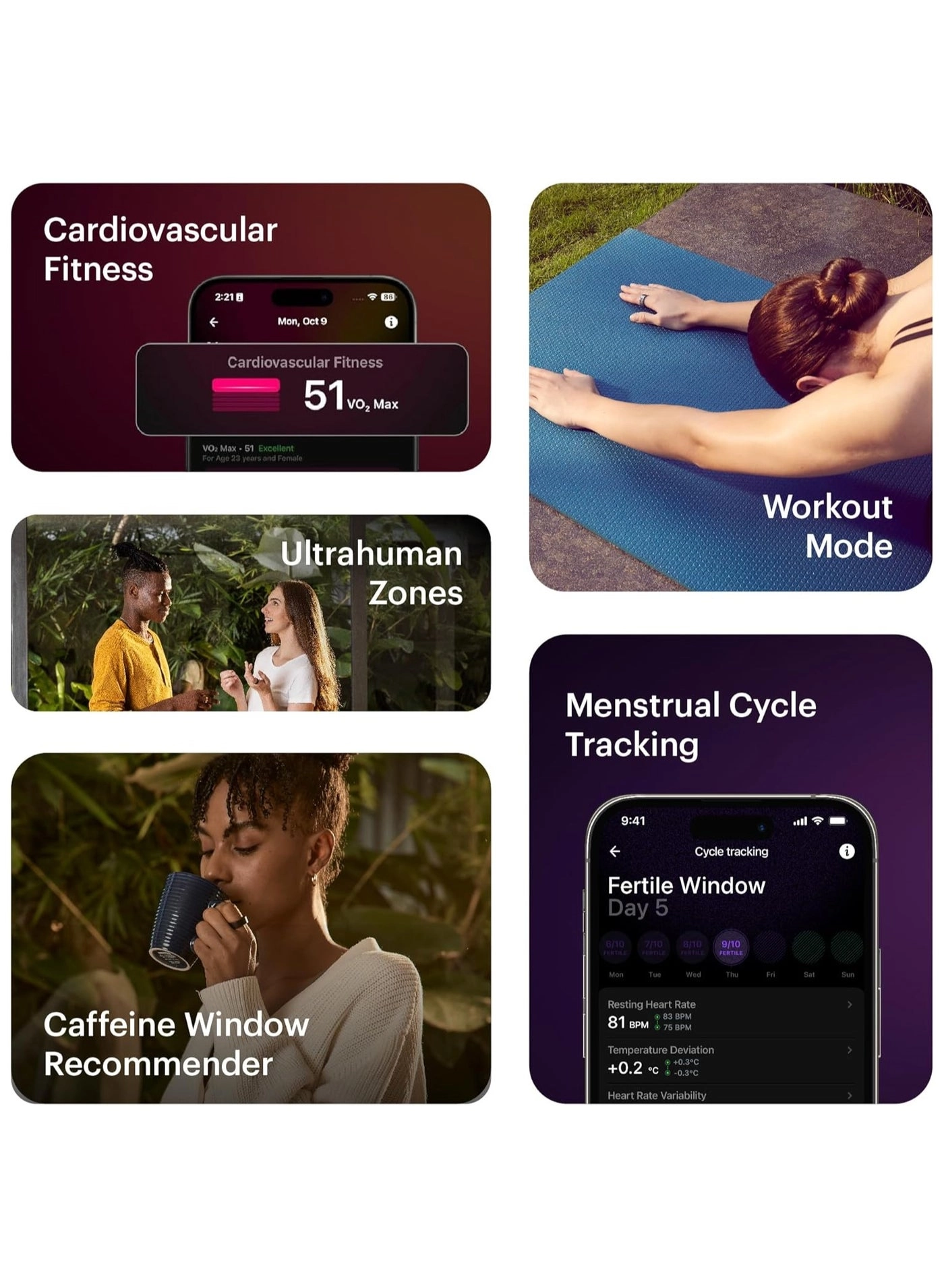 Ring AIR - HRV Temperature Monitoring 6 Days Battery Life