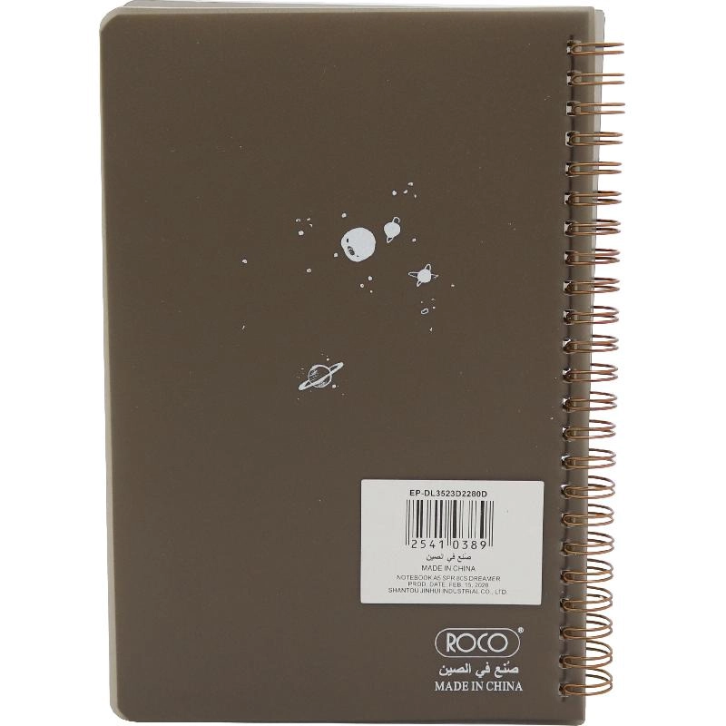 Notebook 19 X 26 cm Spiral - Grid 100 Sheets