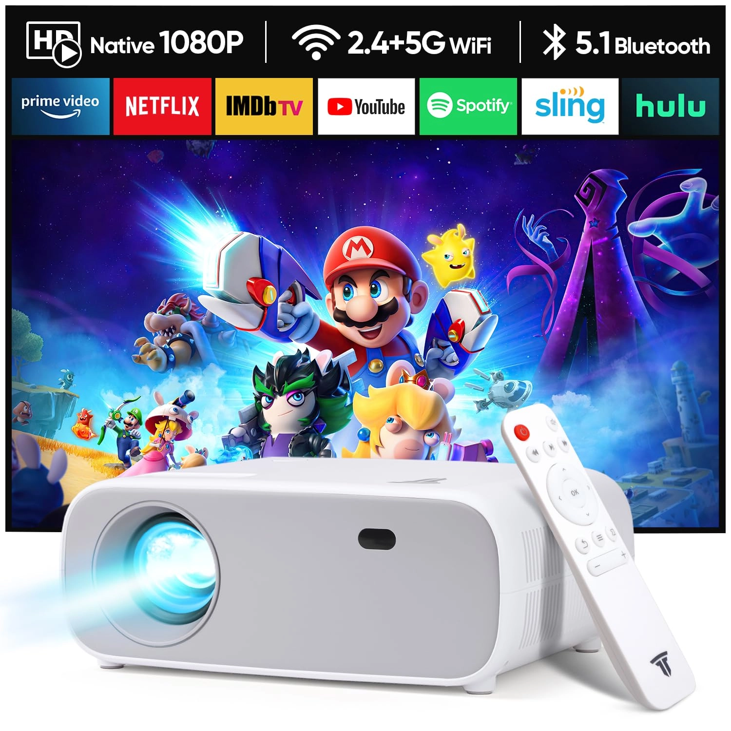 Mini Projector B0FQBYPRVM 18000 Lumens