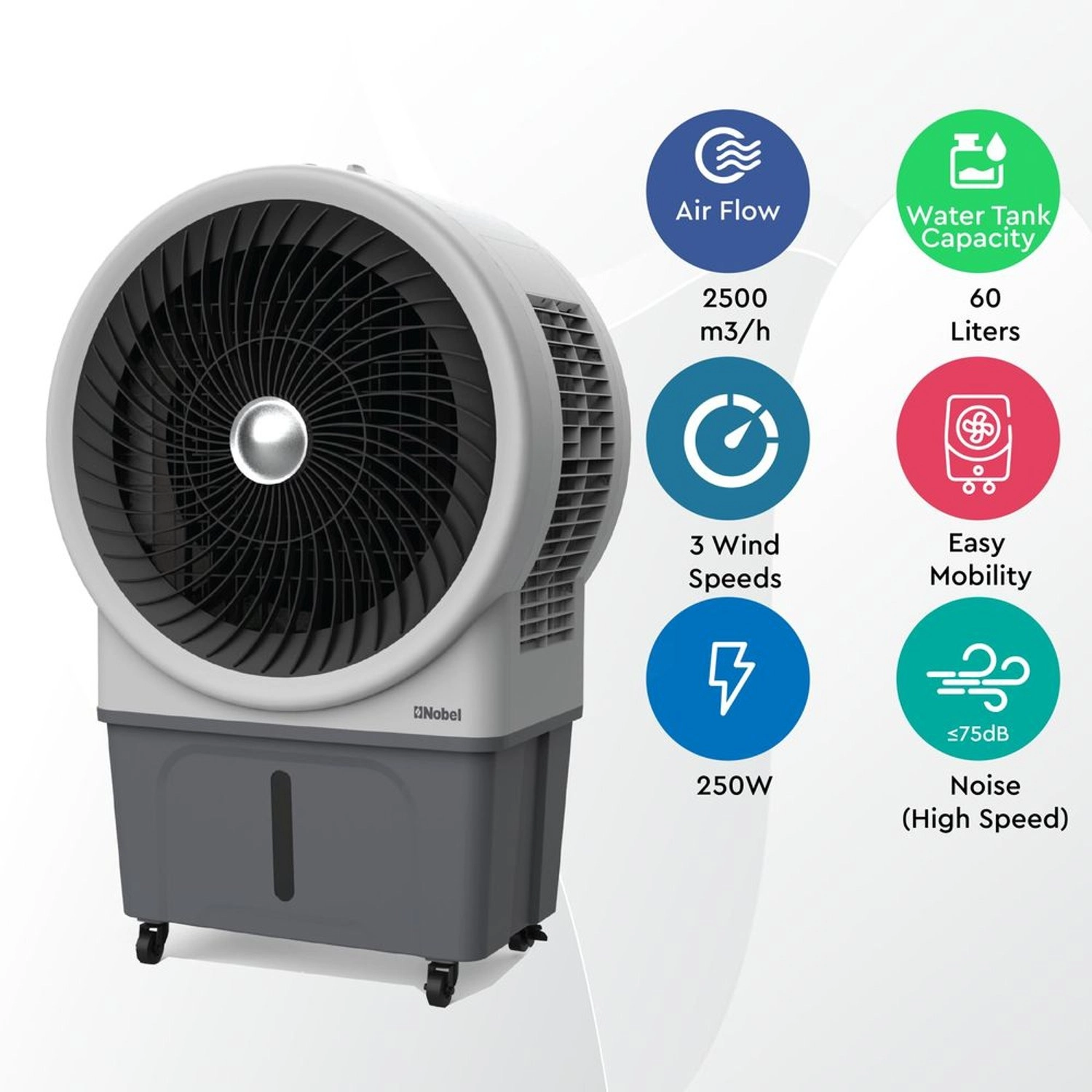 NAC1111 - 2500 cubic metre per hour 60 Liter(s)