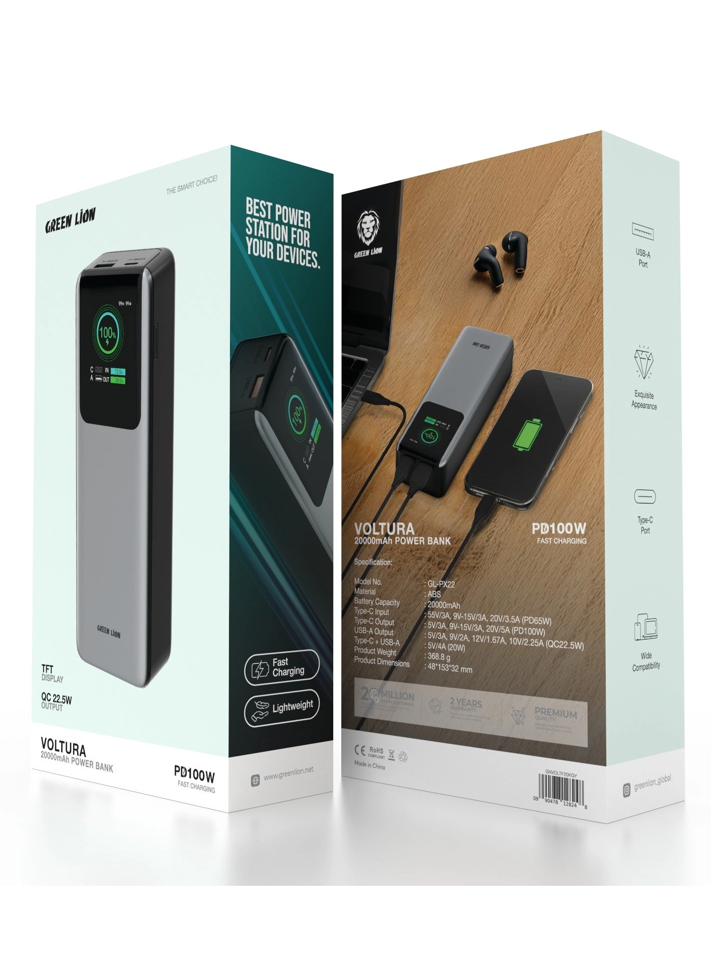 Voltura - 20000mAh 100 Watt