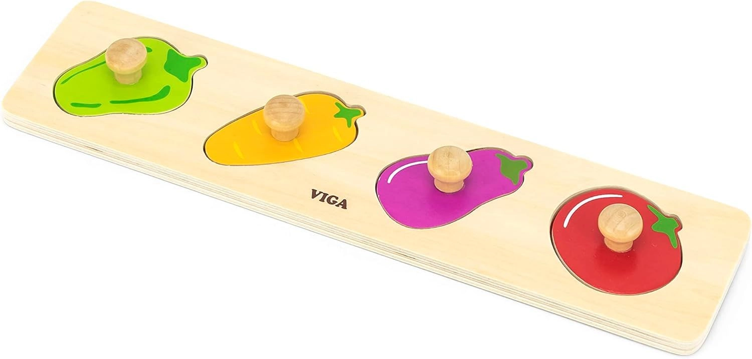 Flat Puzzle Vegetables - 3 +