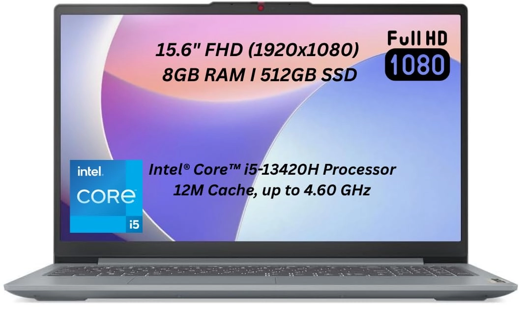 Lenovo IdeaPad Slim 3 15IRH8 - 15.6'' Core i5-13420H 8GB DDR4 512GB SSD