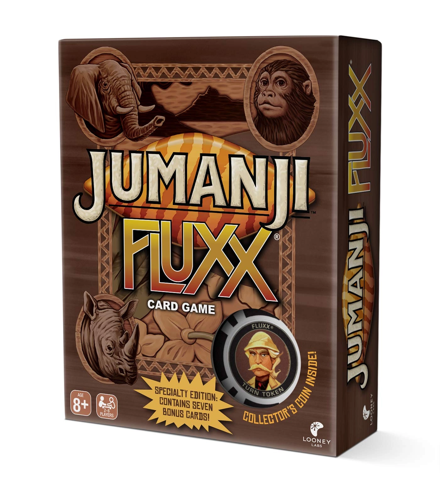 Looney Labs Fluxx: Jumanji - Card Game Specialty Edition