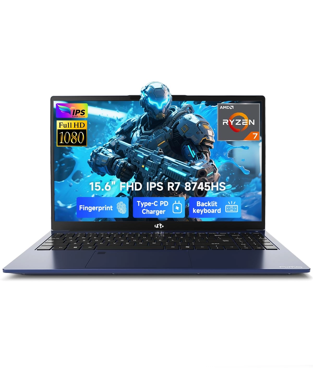 NIMO N158L N158 - 15.6'' Ryzen 7 8745HS 32GB DDR5 1TB SSD