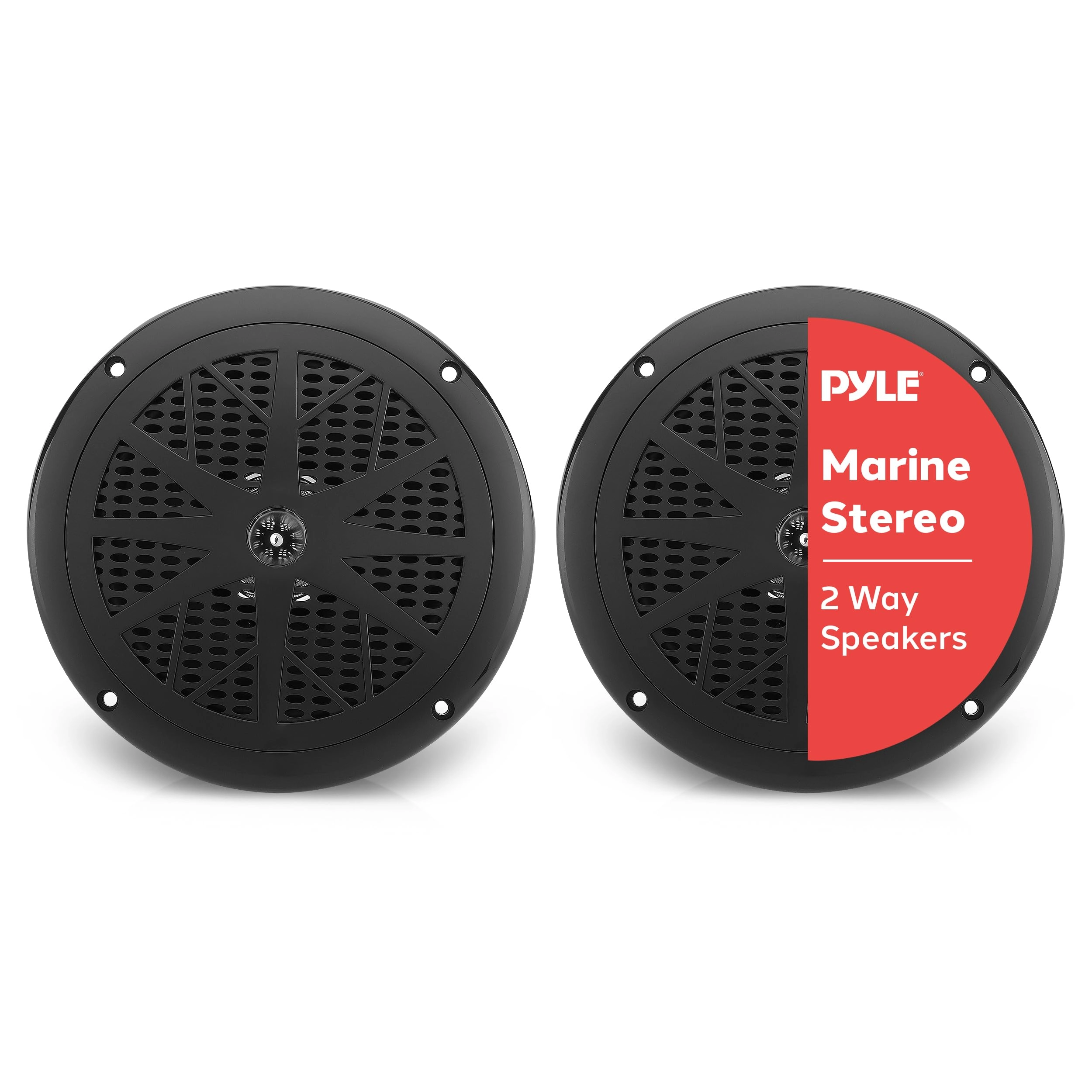 Dual Marine Speakers - 6.5 Inch 120 Watt