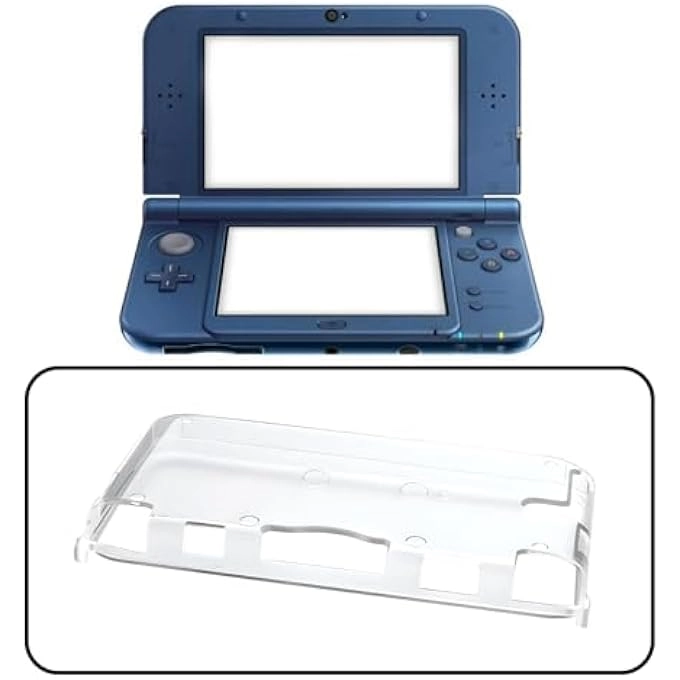 Hard Shell Case for Nintendo 3DS XL 3DS LL - Transparent Crystal