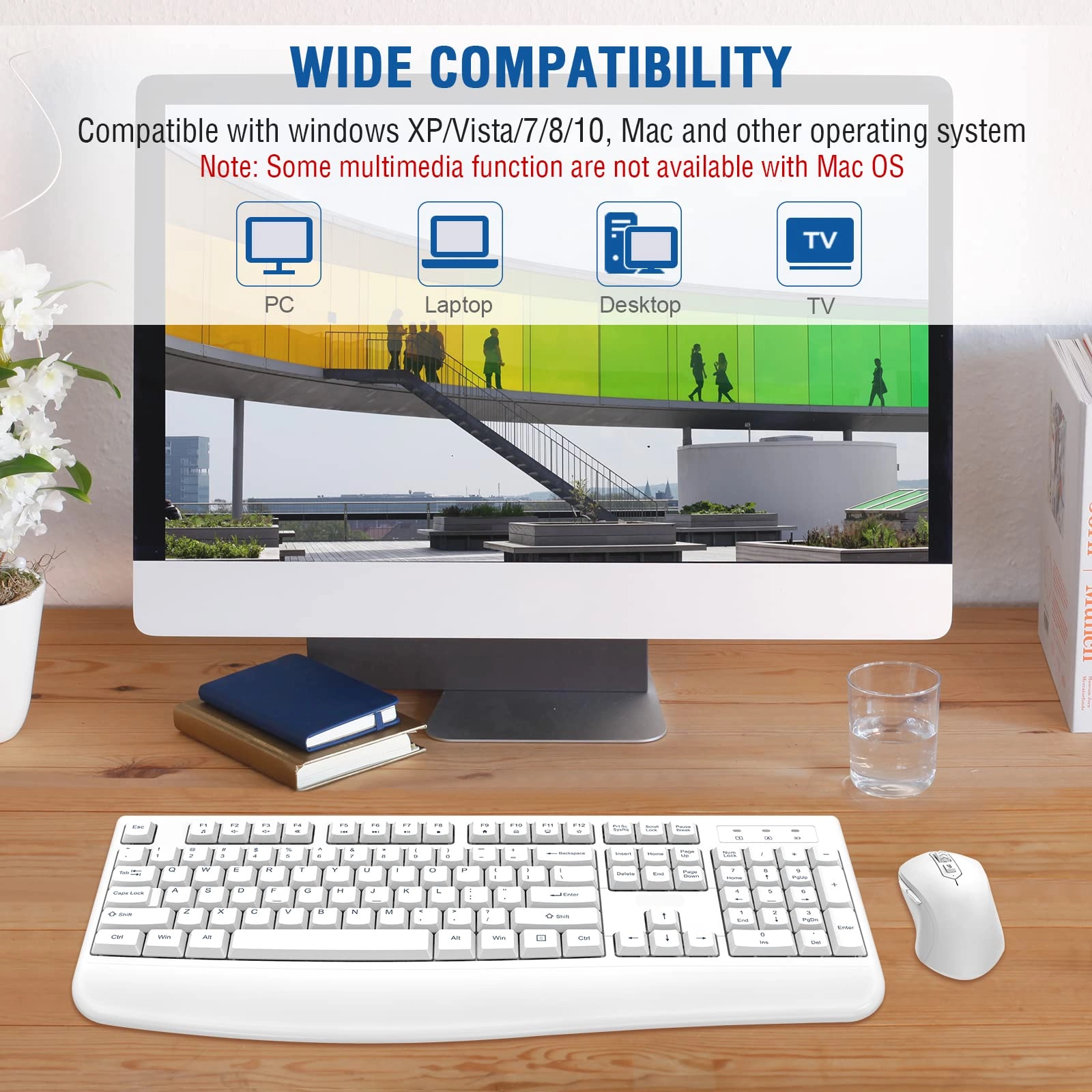 Keyboard and Mouse Combo - QWERTY Wireless
