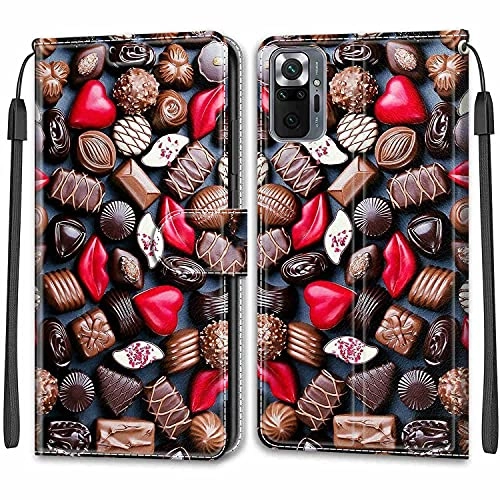 Wallet Case for Xiaomi Redmi Note 10 Pro - Faux Leather, Thermoplastic Polyurethane