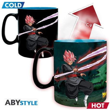Dragon Ball Super Mug - Heat Change SaiyansvsBlack - 460 ml