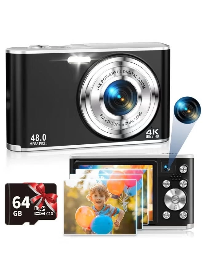 ZONBON 4K Vlogging Camera - 48MP 16X