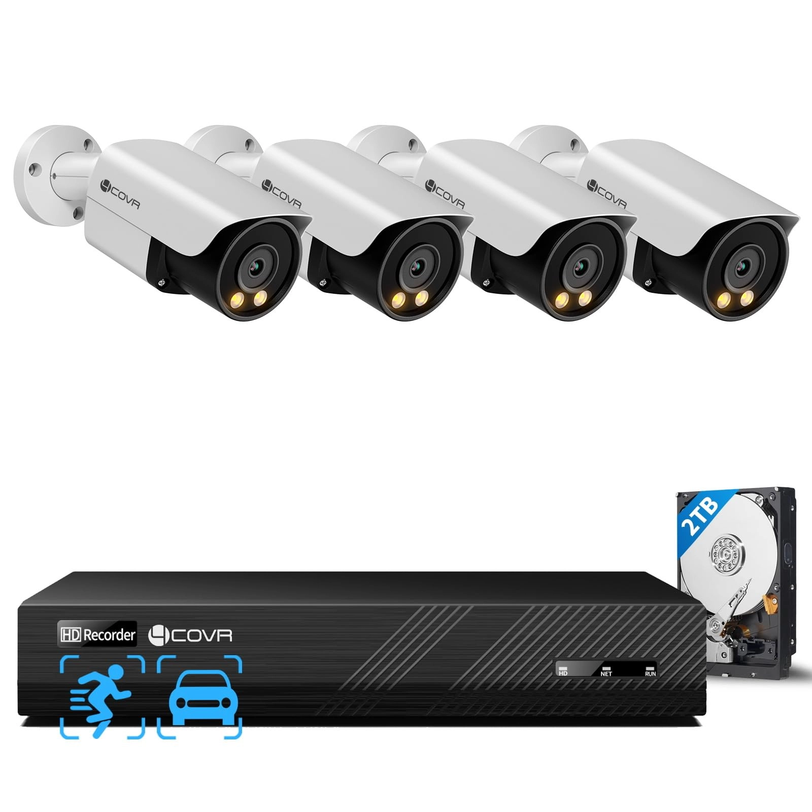 4COVR Security Camera System 4K
