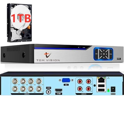 4CH-5MPDVR - 1TB 8 Channel