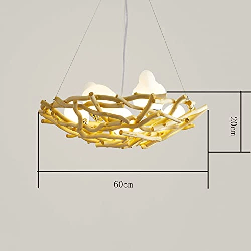 Bird Nest Decorated Chandelier