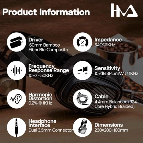 HarmonicDyne Romantic Wired Headphone