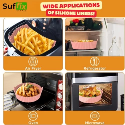 Air Fryer Silicone Tray - Silicone Pack of 2