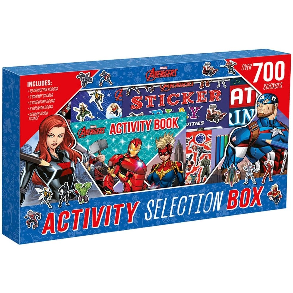 Igloo Marvel Avengers Activity Selection Box - Over 700 stickers 40 x 31.5 x 3.5 cm
