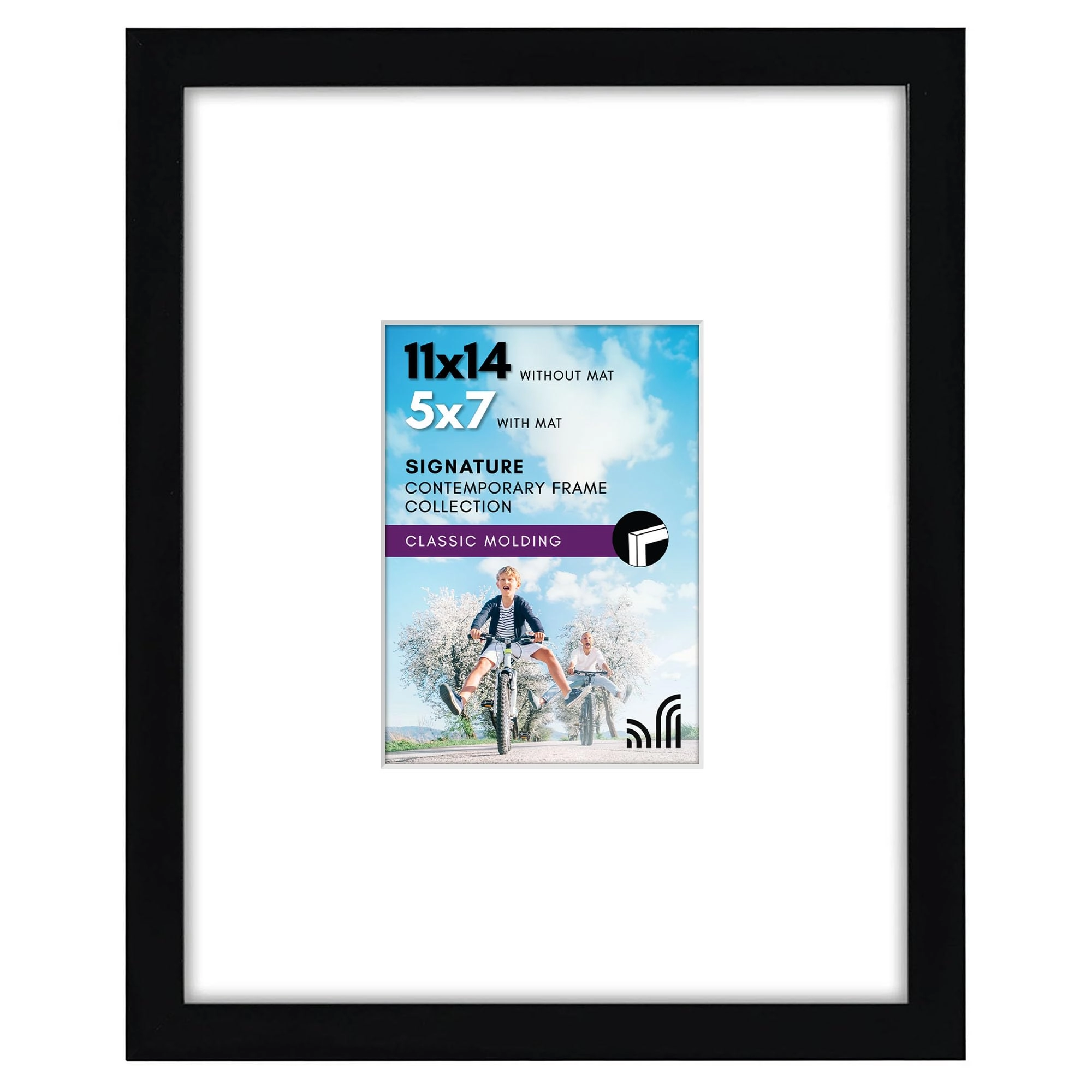 Americanflat Collage Picture Frame - 11x14 Two 5x7 Photos
