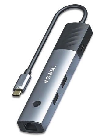 MOWSIL USB-C Hub - 6-in-1 4K@60Hz 100W PD