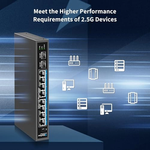 10 port Unmanaged | 8X2.5G+2X10G SFP 10-Ports