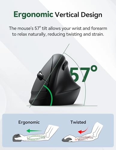 Wireless Vertical Mouse - USB