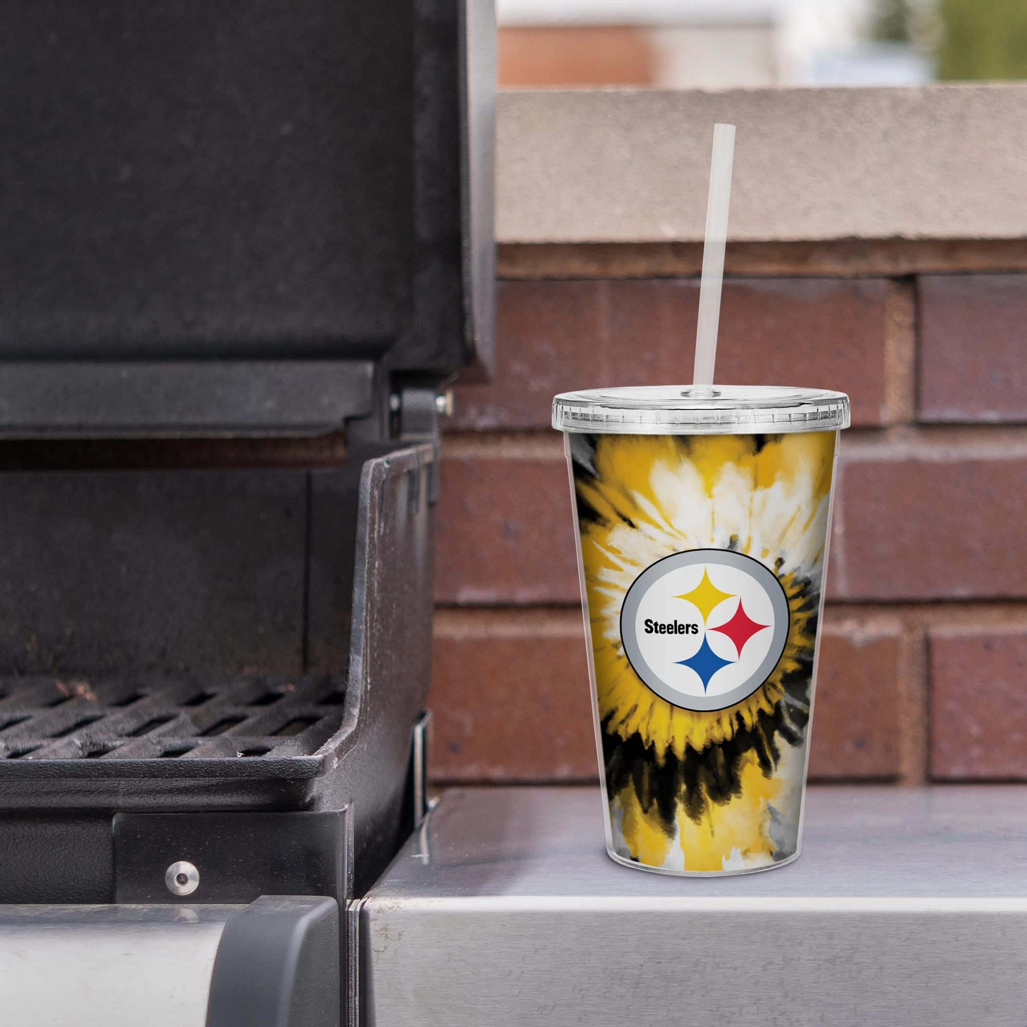NFL Football Metallic Tie Dye Tumbler - 473ml