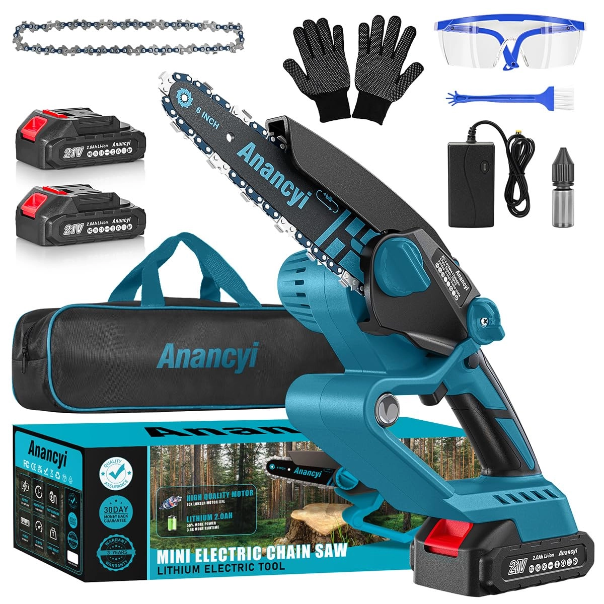Anancyi Mini Chainsaw - 550 Watts