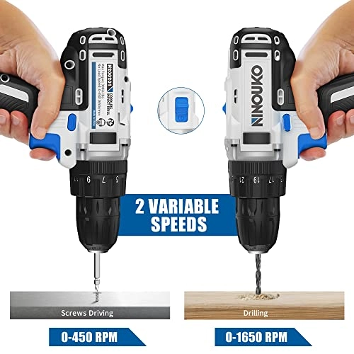 Cordless Impact Drill - 2000mAh 20V