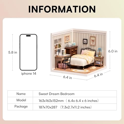 Miniature House Kit - Sweet Dream Bedroom