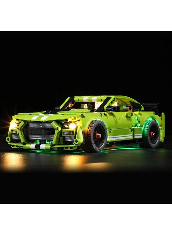 BRIKSMAX Led Lighting Kit For Techinc Ford Mustang Shelby Gt500 - Compatible With Lego 42138