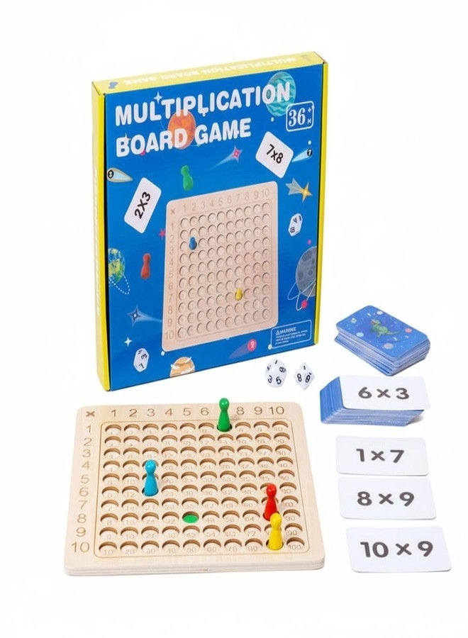 The Game Factory Multiplication Board Game - Ages 3-10