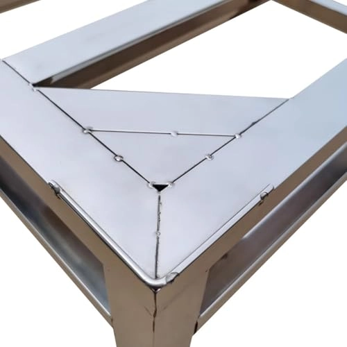 Washing Machine Base - Stainless Steel 4-Leg