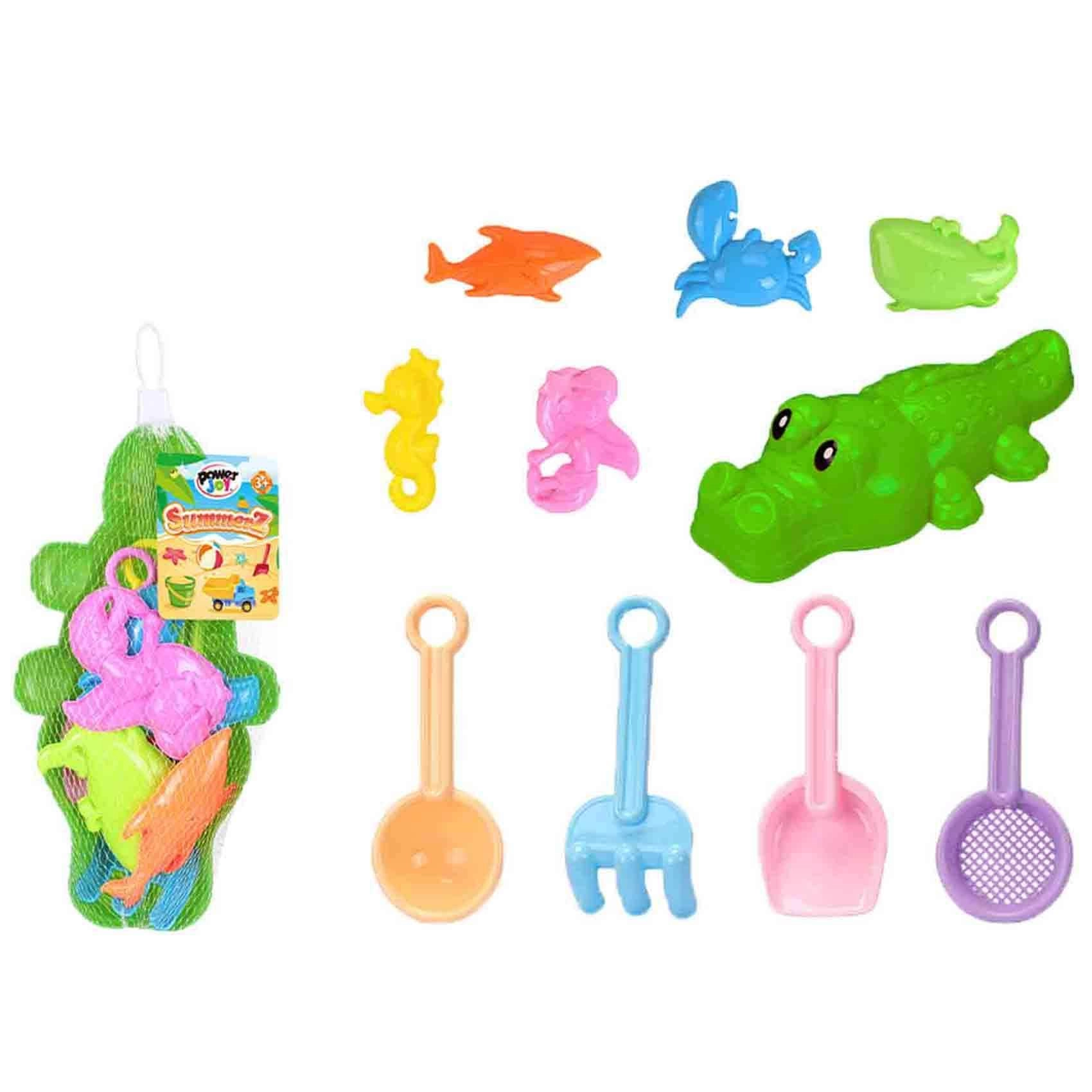 Power Joy Summerz Crocodile - 10-piece Assorted Colors