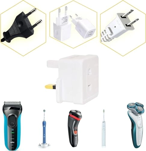 Shaver Plug Adaptor - 2 Pin to 3 Pin