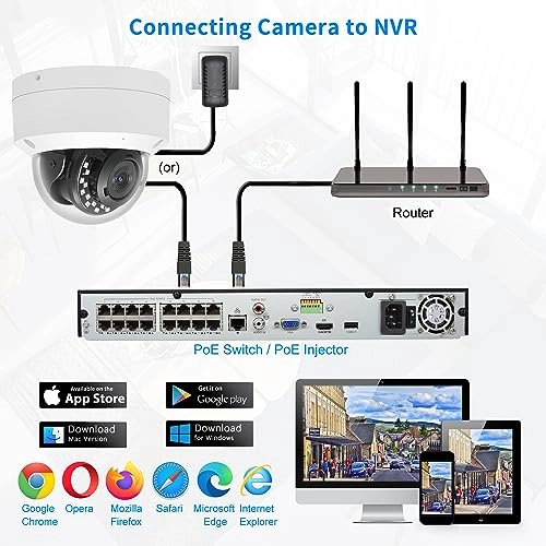 IP PoE Turret Camera 5MP