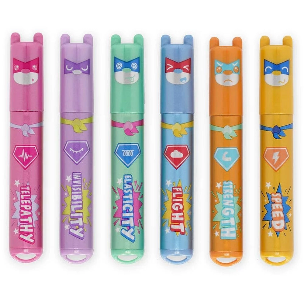 Legami Mini Highlighters - Teddy's Superpower - MULTICOLOR