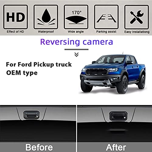 Tailgate Handle Camera - Night vision 756 x 504 pixels