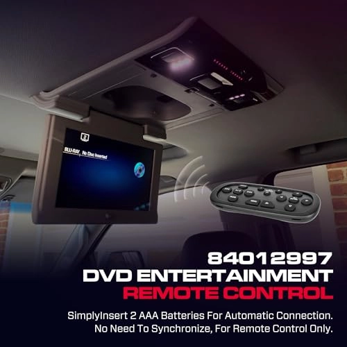 84012997 Rear Overhead Consoles DVD Entertainment Remote Control - Chevrolet GMC Cadillac Buick