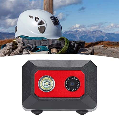 KOSDFOGE Sports Camera Mini High Definition Camera with LED Searchlight and High Elastic Headband(Blue)