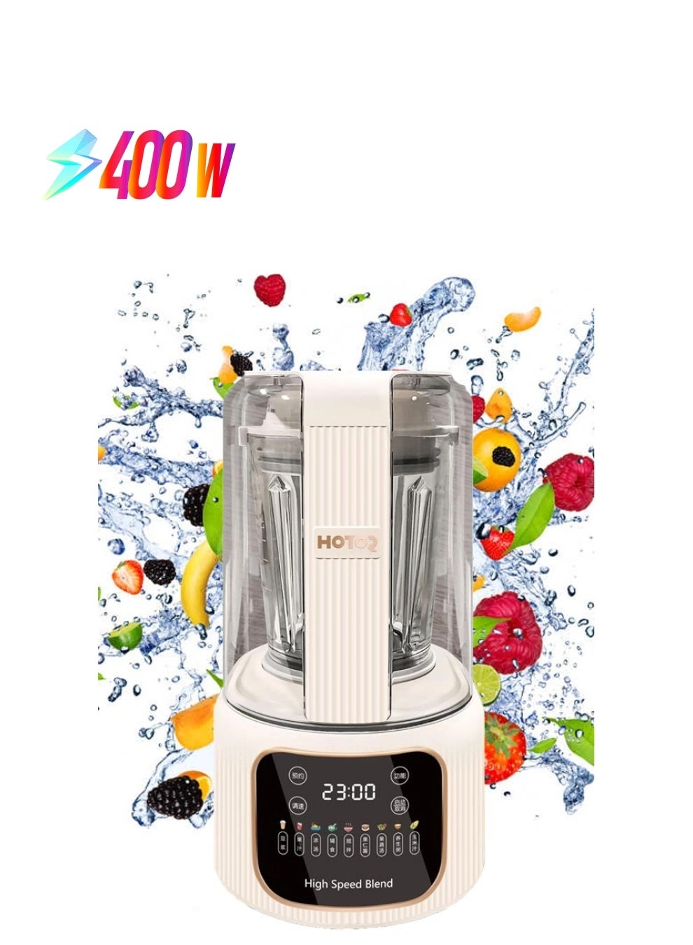Smart Blender - Wave Action Stainless Steel Blades One Touch Cleaning