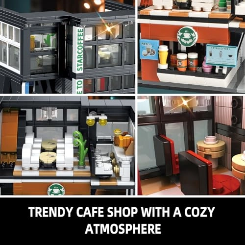 City Coffee House Architecture Building Blocks - 581 pcs