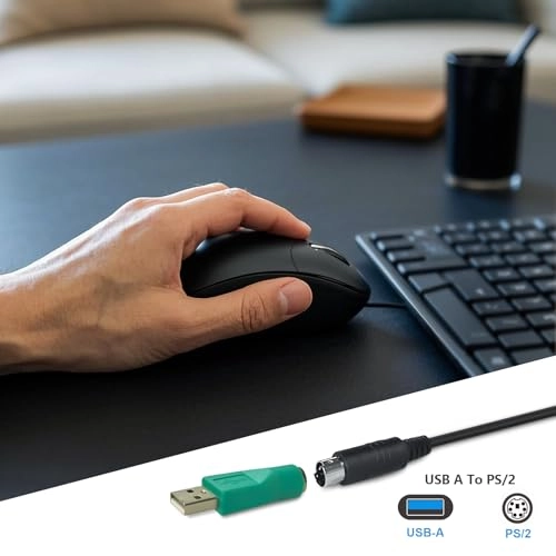 Wired PS2 Mouse - PS/2