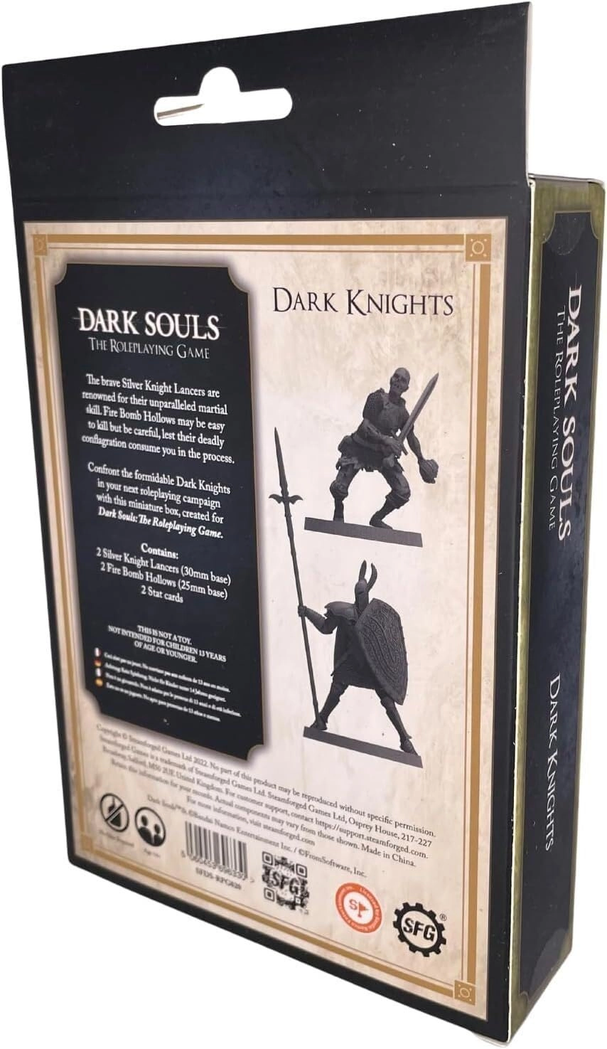 Dark Knights Miniatures + Stat Cards - Dark Souls The Role Playing 5E Compatible