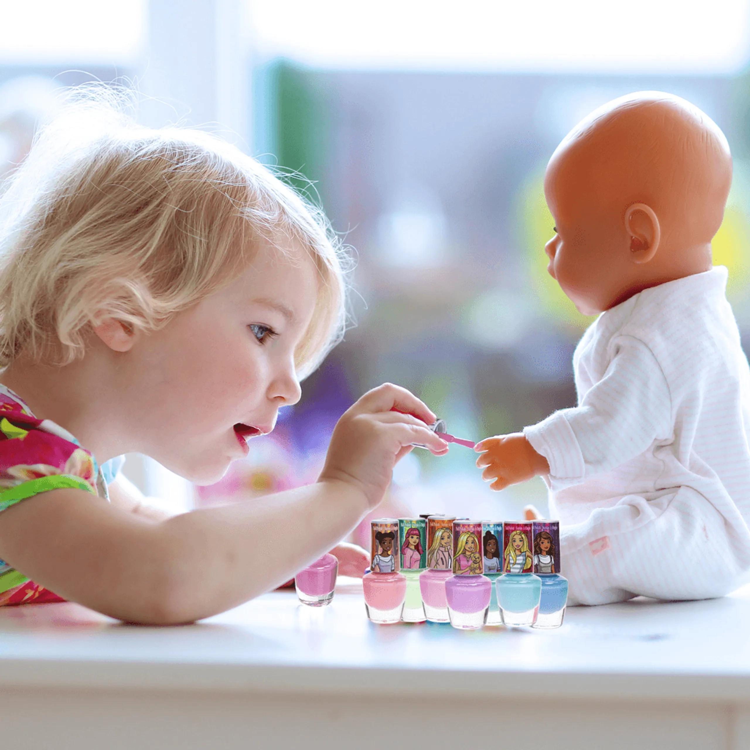 Barbie Nail Polish Set - 8 pcs (3705-BB0215GA)