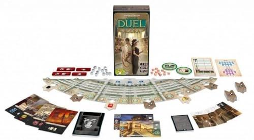 Seven Wonders Duel: Agora + Seven Wonders Duel: Pantheon + Decaps (French)