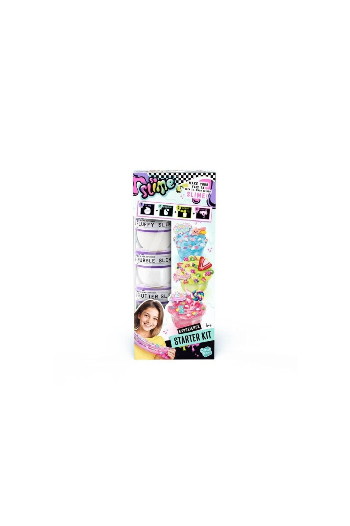 COLOR LAND CHILDRENS TOYS CENTER LLC Slime experience Starter kit SSC410 - 1 Piece